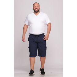 Bermuda Masculina Macaw Cargo com Elástico Tamanho... - LEDECA