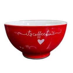 Bowl Porcelana 440ml Vermelho Lamour Hauskraft - 1... - LEDECA