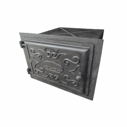 Forno de Ferro Fundido Grande 50X47X33 cm - 449 - Tampão e grelha GK