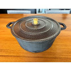 Panela de Ferro Fundido Alça Fixa Tampa de Alumíni... - Tampão e grelha GK