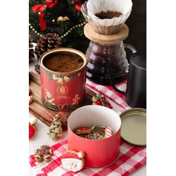 Kit Natal:1 Lata de Café Moído + 1 Lata com Bolach... - LEGADO CAFÉS