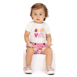 Conj Fem Body Abelha Kyly N/i - 25926630001 - Lele Tete Moda Infantil