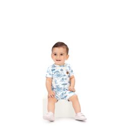 Romper Masc Leao Bco Milon N/i - 25926540001 - Lele Tete Moda Infantil