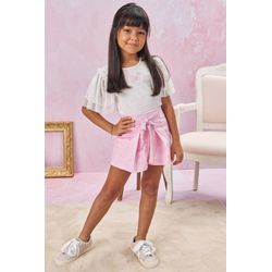 Conj Fem 4/6 Off/rosa Kukie N/i - 2548010001 - Lele Tete Moda Infantil