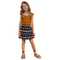 Conj Fem Saia Nanai N/i - 25925070001 - Lele Tete Moda Infantil