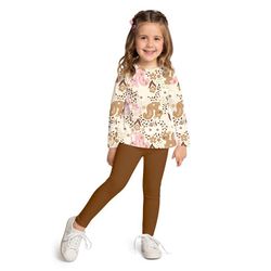 Conj Fem Me 1 Ao 8 Esq Kyly Bege - 25922380009 - Lele Tete Moda Infantil