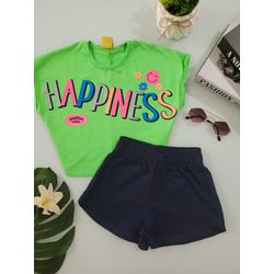 Conjunto Feminino - Happines - CONJ-FEMI-HAPP - Lele Tete Moda Infantil