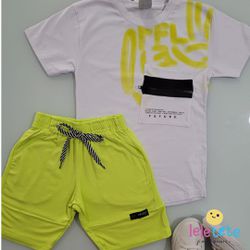 Conjunto Infantil Masculino - Angerô - CONJ-MASC-A... - Lele Tete Moda Infantil