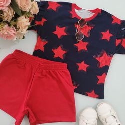 Conjunto Feminino Estrela - Alakazoo - CONJ-ESTR-A... - Lele Tete Moda Infantil