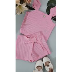 Conjunto Feminino Rosa - Alakazoo - CONJ-FEM-ROSA - Lele Tete Moda Infantil