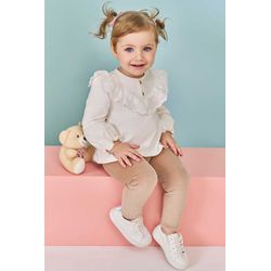 Conj Fem Inv Bata Kukie Baby Branco - 25923120002 - Lele Tete Moda Infantil