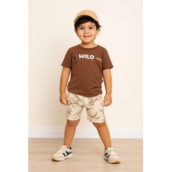 Conj Masc Wild Dino Rovitex N/i - 25923530001 - Lele Tete Moda Infantil