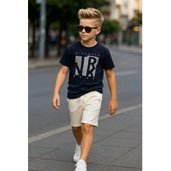 Conj Mas Discover Trick Nick Azul Marinho - 259237... - Lele Tete Moda Infantil