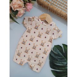 Romper Masc Ursinho Milon N/i - 25924910001 - Lele Tete Moda Infantil