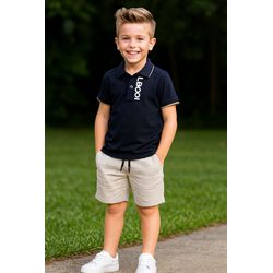 Conjunto Infantil Masculino Polo - Luc Boo - CONJ-... - Lele Tete Moda Infantil