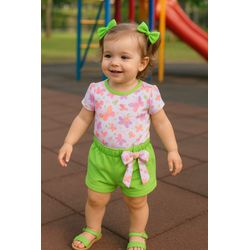 Conj Fem 1/3 Neon Kukie N/i - 2517010001 - Lele Tete Moda Infantil