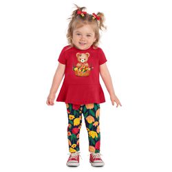 Conj Fem 1/3 Leg Kyly N/i - 1660010001 - Lele Tete Moda Infantil