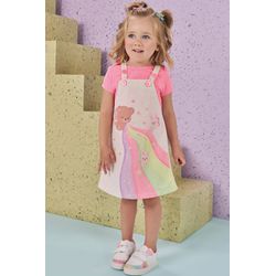 Conj Fem Salopete Coelho Kukie N/i - 25925900001 - Lele Tete Moda Infantil