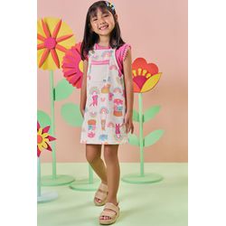 Conj Fem Salop Arco Iris Kukie N/i - 25926430001 - Lele Tete Moda Infantil