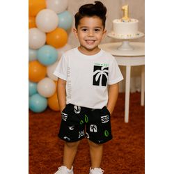 Conj Mas The Sea Kyly Branco - 25926560002 - Lele Tete Moda Infantil