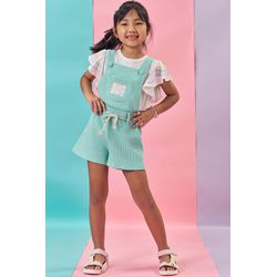 Conj Fem Jard Verde Clean Kukie N/i - 25926860001 - Lele Tete Moda Infantil