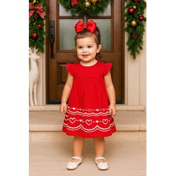 Vestido Coracao Verm Trick Nick Vermelho - 2592556... - Lele Tete Moda Infantil