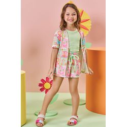 Trijunto Fem Kimono Kukie N/i - 25926450001 - Lele Tete Moda Infantil