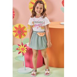 Conj Fem Orange Kukie N/i - 25927010001 - Lele Tete Moda Infantil
