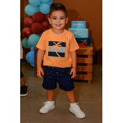 Conj Mas Summer Lar Rovitex Laranja - 25927170010 - Lele Tete Moda Infantil