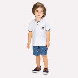 Conj Mas Barco Milon Bco Branco - 25927240002 - Lele Tete Moda Infantil