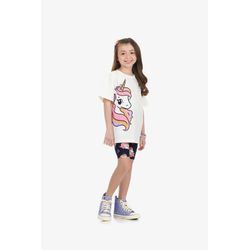 Conj Fem Unicornio Off Rovitex N/i - 25928010001 - Lele Tete Moda Infantil