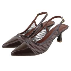 Scarpin Virginia Marrom - 0268 - LETICIA FERREIRA SHOES 