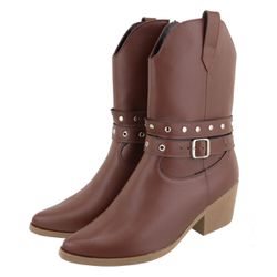 Bota Rihanna Marrom - 0271 - LETICIA FERREIRA SHOES 