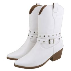 Bota Rihanna Branco - 0269 - LETICIA FERREIRA SHOES 