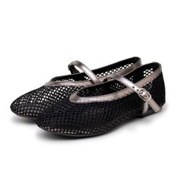 Sapatilha Tela Preto/Onix - 0038 - LETICIA FERREIRA SHOES 