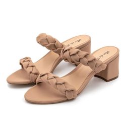 Tamanco Taci Nude - 0055 - LETICIA FERREIRA SHOES 