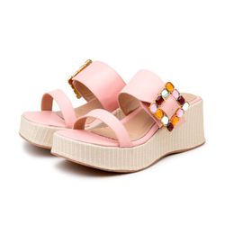 Tamanco Gi Rosa - 0132 - LETICIA FERREIRA SHOES 