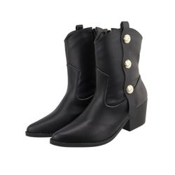 Bota Texana Tunia Preto - 0246 - LETICIA FERREIRA SHOES 