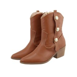 Bota Texana Tunia Camel - 0247 - LETICIA FERREIRA SHOES 