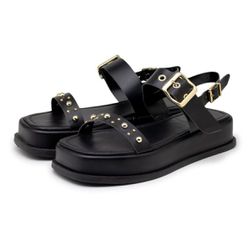 Flat Marilia Preto - 0090 - LETICIA FERREIRA SHOES 