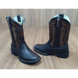 Bota Big Bull Texana Fóssil Marrom cano médio 900 ... - LETÍCIA COUNTRY IMPORT'S