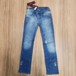 Calça Jeans Infantil Feminina Tassa Jeans 7903 - 7... - LETÍCIA COUNTRY IMPORT'S