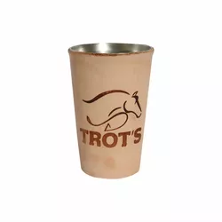 Copo Inox - Couro 250ml Trot's - 8718 - LETÍCIA COUNTRY IMPORT'S