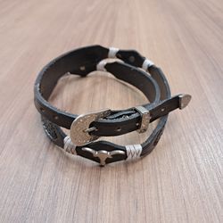 Bandinha Para Chapéu em Couro 7759 - 7759 - LETÍCIA COUNTRY IMPORT'S