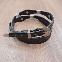Bandinha Para Chapéu em Couro 7761 - 7761 - LETÍCIA COUNTRY IMPORT'S