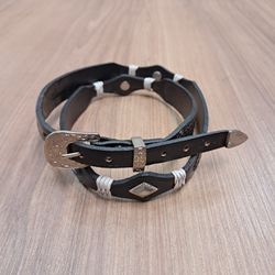 Bandinha Para Chapéu em Couro 7762 - 7762 - LETÍCIA COUNTRY IMPORT'S
