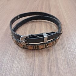 Bandinha Para Chapéu em Couro Com Strass 7767 - 77... - LETÍCIA COUNTRY IMPORT'S