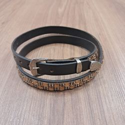 Bandinha Para Chapéu em Couro Com Strass 7768 - 77... - LETÍCIA COUNTRY IMPORT'S