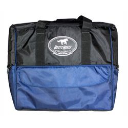 Bolsa de Laço Quadrada Mochila Preta e Azul Royal ... - LETÍCIA COUNTRY IMPORT'S