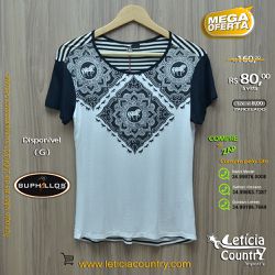 T Shirt Buphallos Feminina 4808 - 4808 - LETÍCIA COUNTRY IMPORT'S